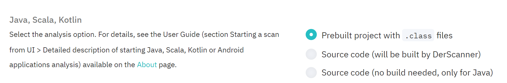 Figure 10.80: JVM analysis configuration